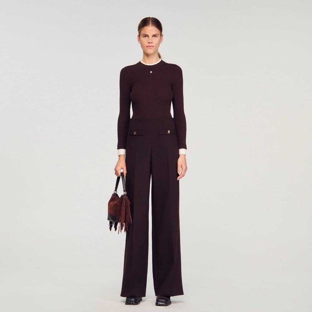 Sandro FLARED TROUSERS NWT